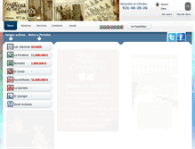 Tablet Screenshot of lospicosdelasuerte.com